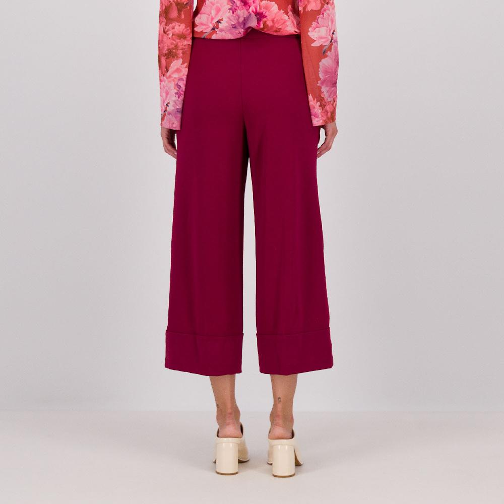 QVC Isaac Mizrahi Live Pantoloni Cropped In Tessuto Crêpe Stampato