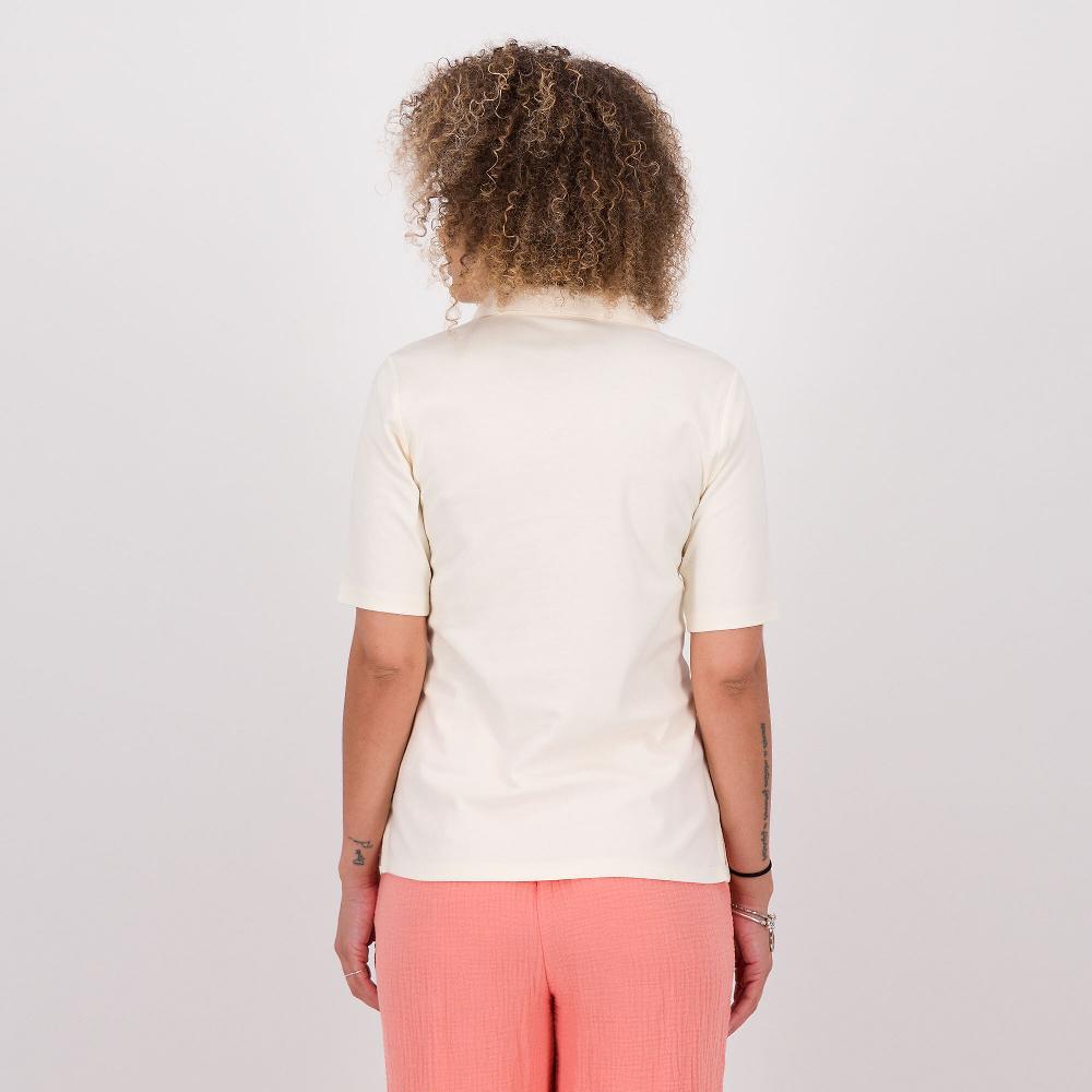 QVC Isaac Mizrahi Live Polo In Cotone Con Maniche Corte