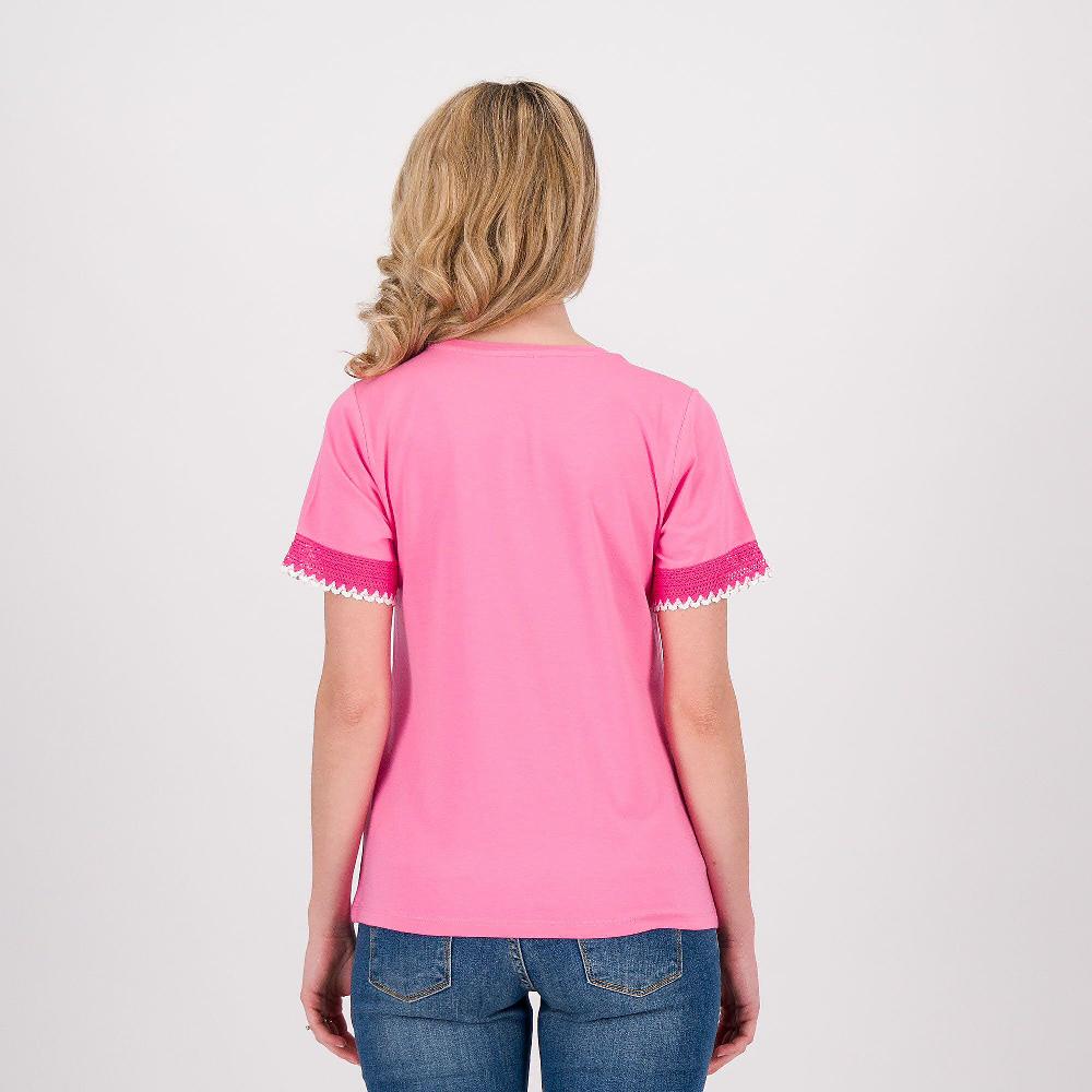 QVC Isaac Mizrahi Live T-Shirt A Maniche Corte In Jersey Di Cotone E Modal