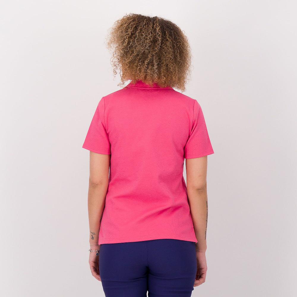 QVC Isaac Mizrahi Live T-shirt A Polo Con Scollo Con Apertura A V