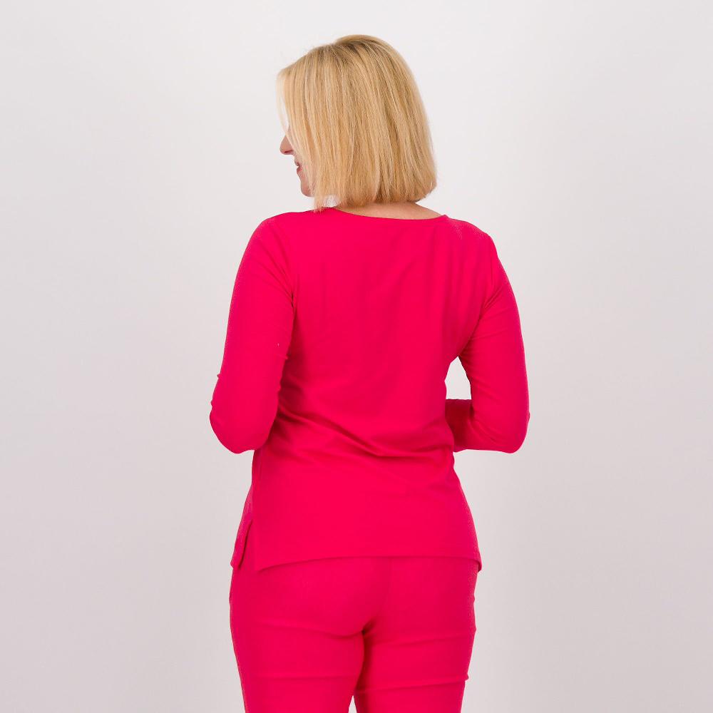 QVC Isaac Mizrahi Live T-shirt Con Scollo Squadrato E Maniche 3/4