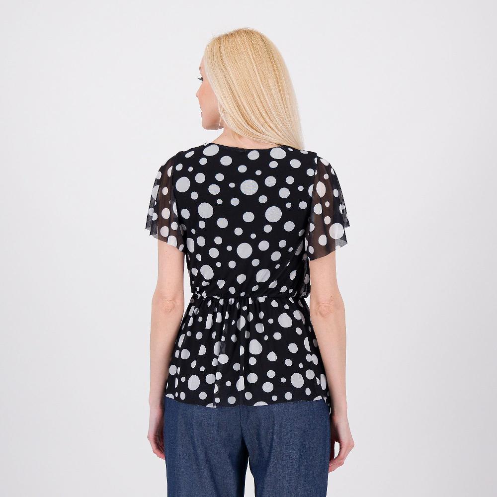 QVC Isaac Mizrahi Live T-shirt Fantasia Con Scollo A V