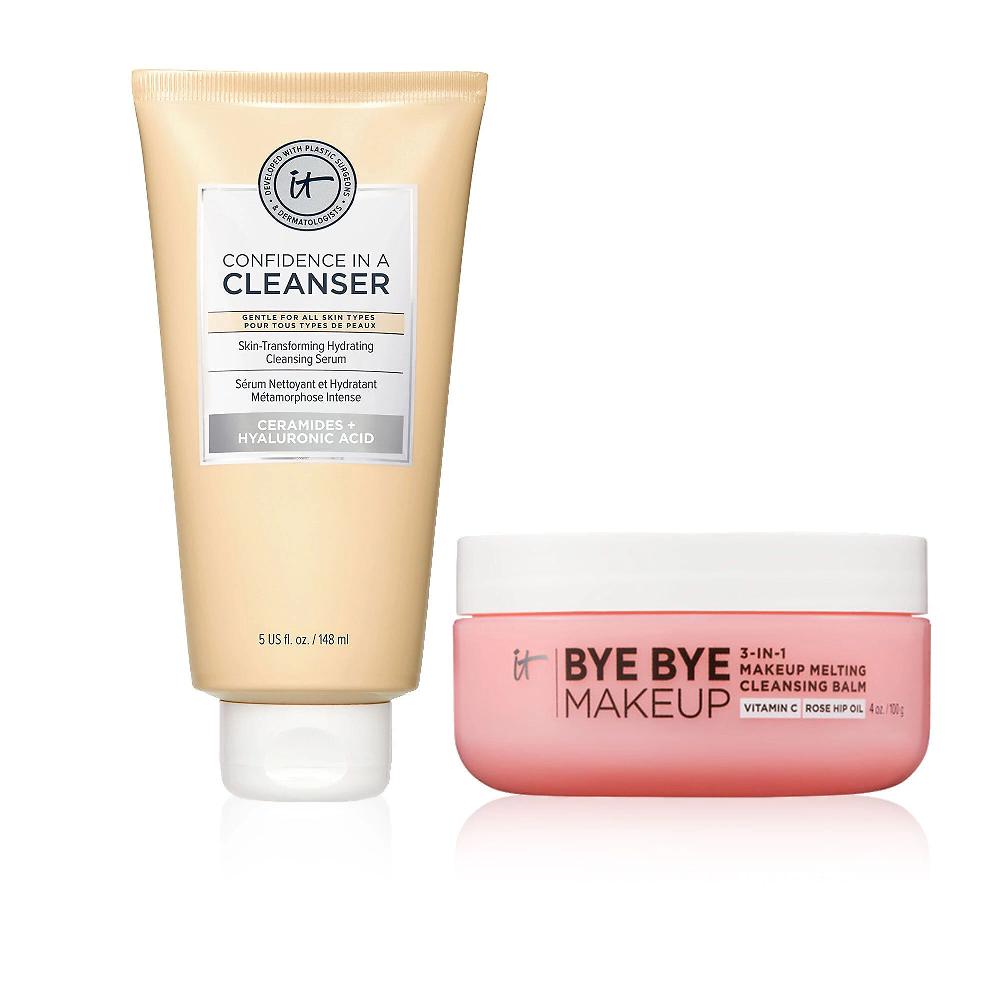 QVC IT Cosmetics Kit doppia detersione: balsamo e detergente viso