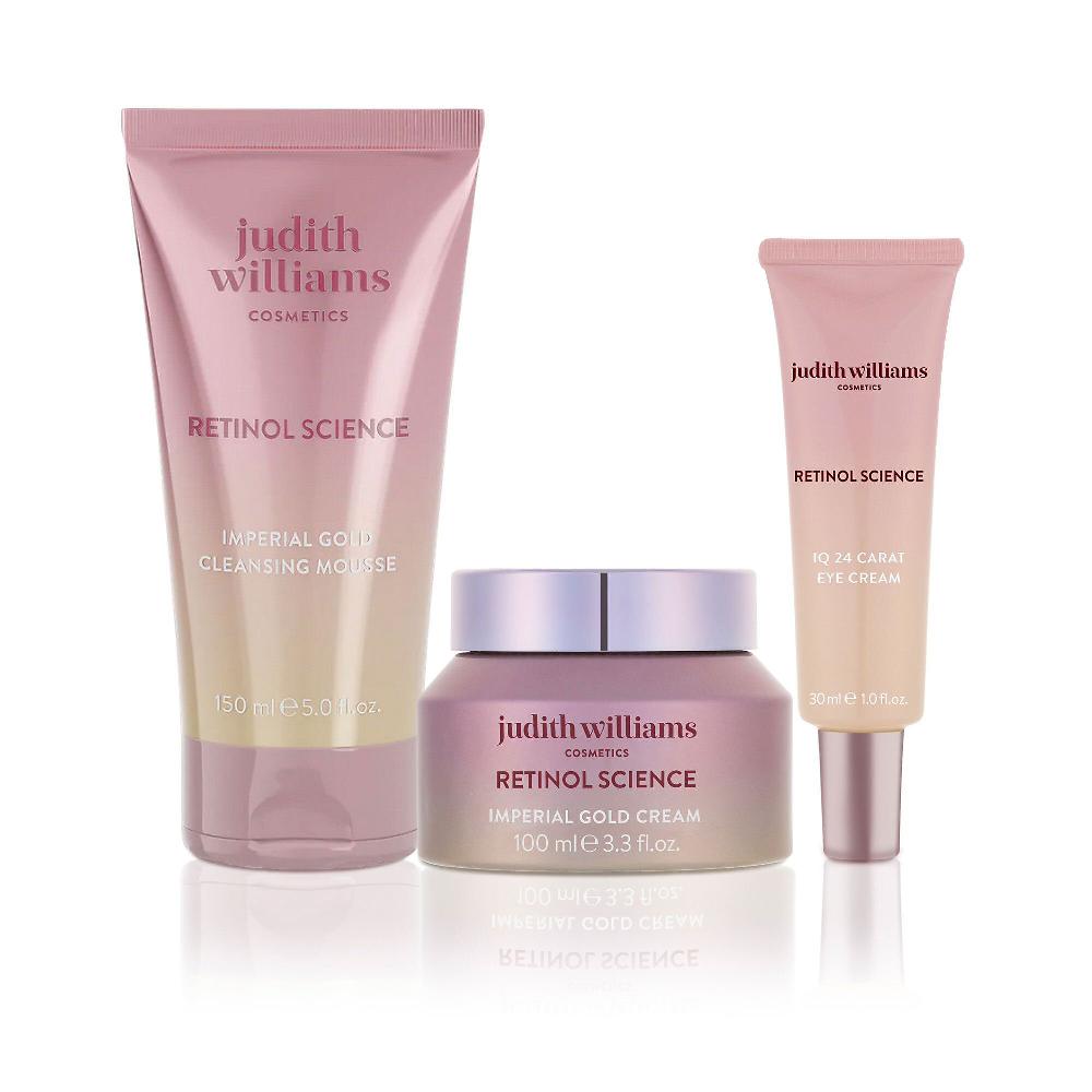 QVC Judith Williams Cosme Kit Retinol Science: crema viso+detergente contorno occhi