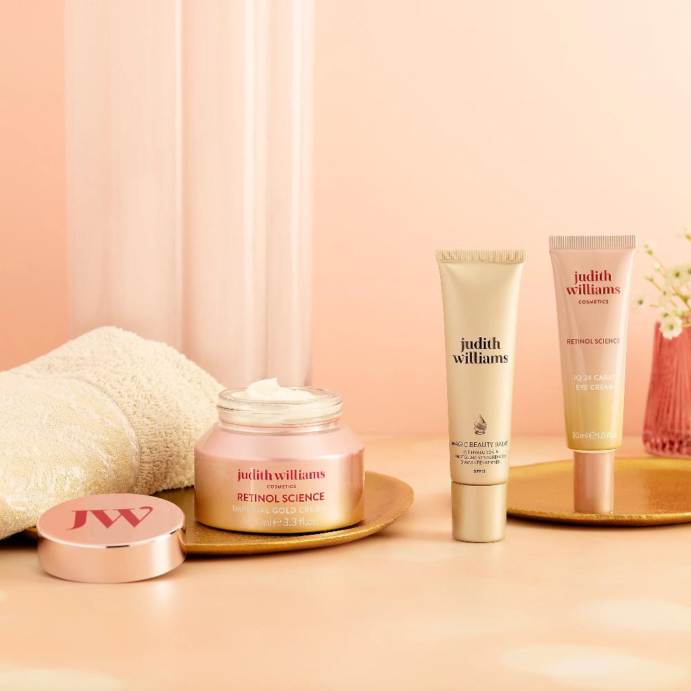 QVC Judith Williams Crema viso e contorno occhi Retinol Science + balsamo viso