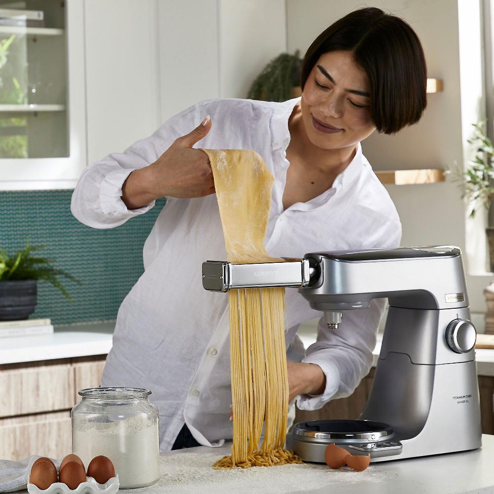 QVC Kenwood Accessorio Tagliapasta per spaghetti quadrati 2 mm in acciaio