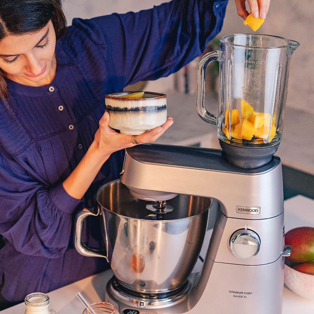 QVC Kenwood KAH359GL Accessorio frullatore per planetaria in vetro Thermoresist