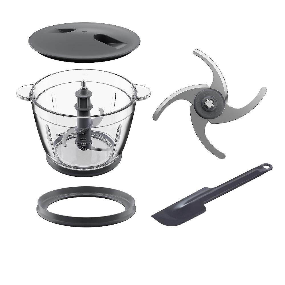 QVC Kenwood Tritatutto Easy Chop+ 4 Lame Con Ciotola 0.6l