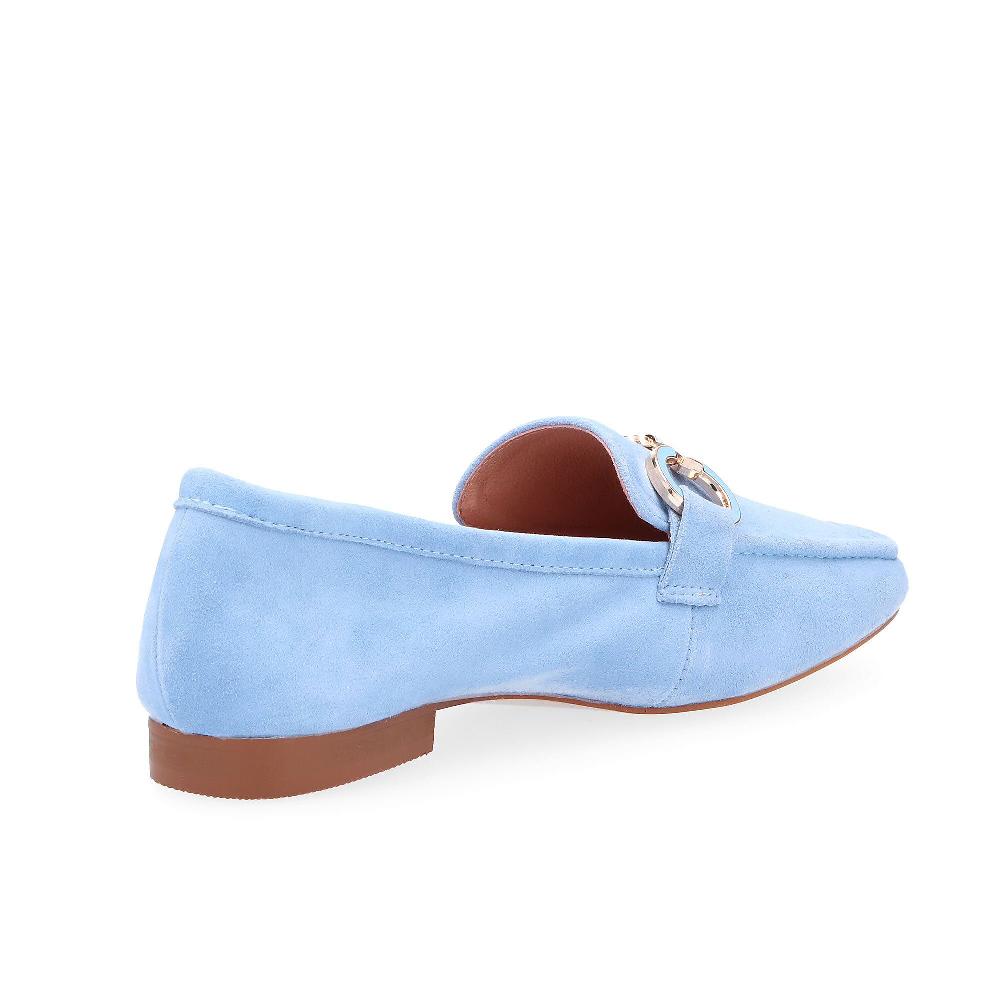 QVC Kharisma Mocassino In Pelle Scamosciata Con Morsetto