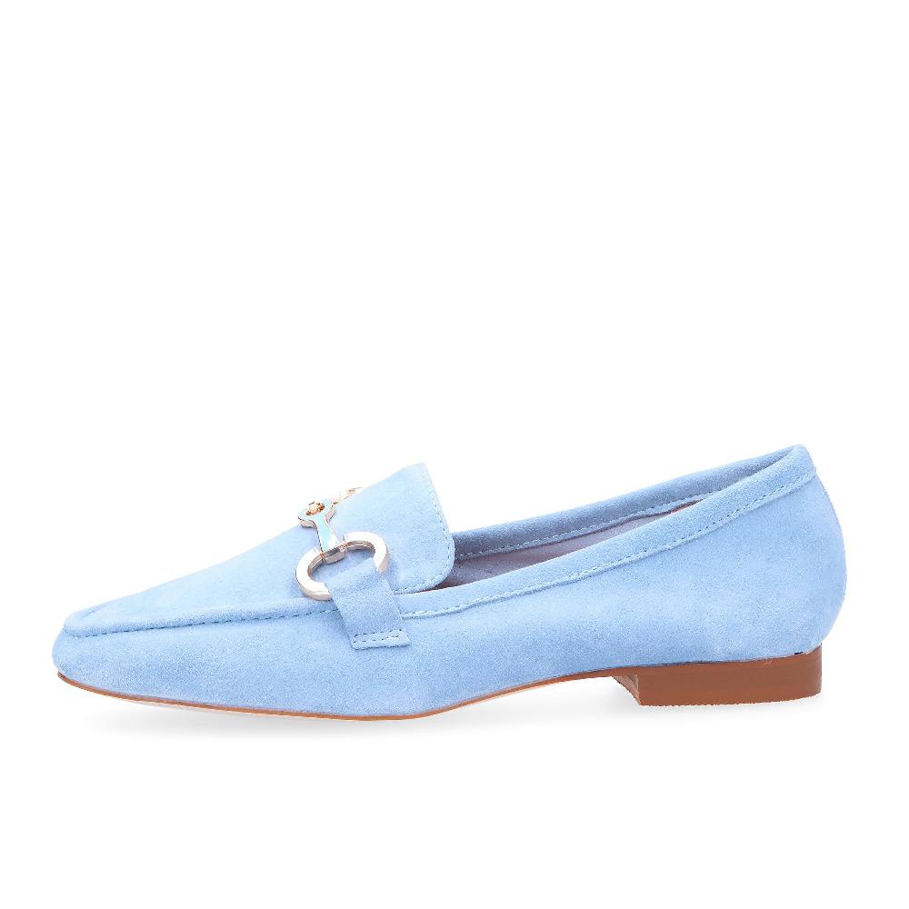 QVC Kharisma Mocassino In Pelle Scamosciata Con Morsetto