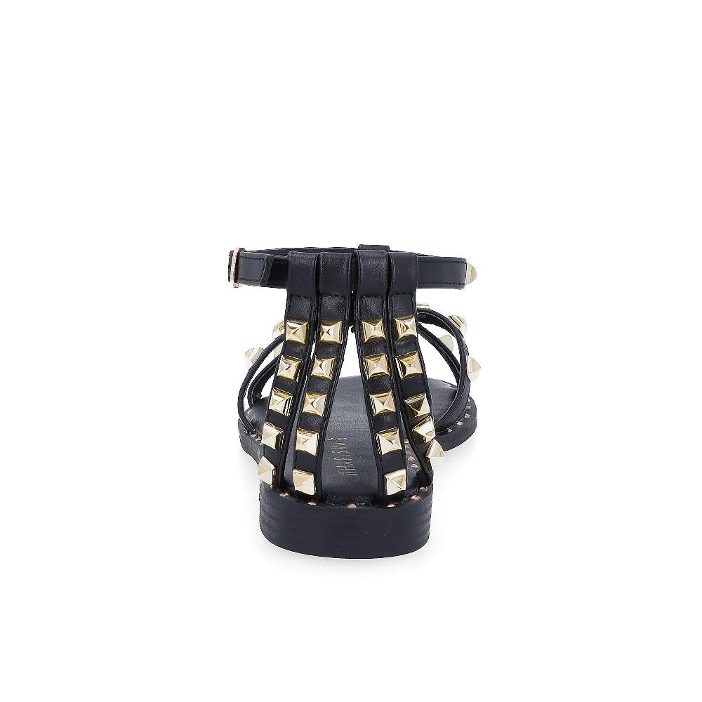 QVC Kharisma Sandalo Con Borchie Cinturino Con Fibbia Sottopiede Imbottito Tacco 1 5 Cm