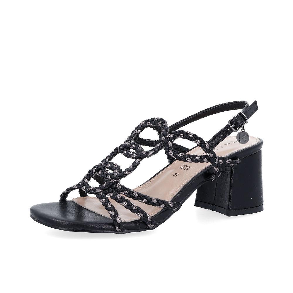 QVC Kharisma Sandalo con fasce incrociate tacco 6 cm