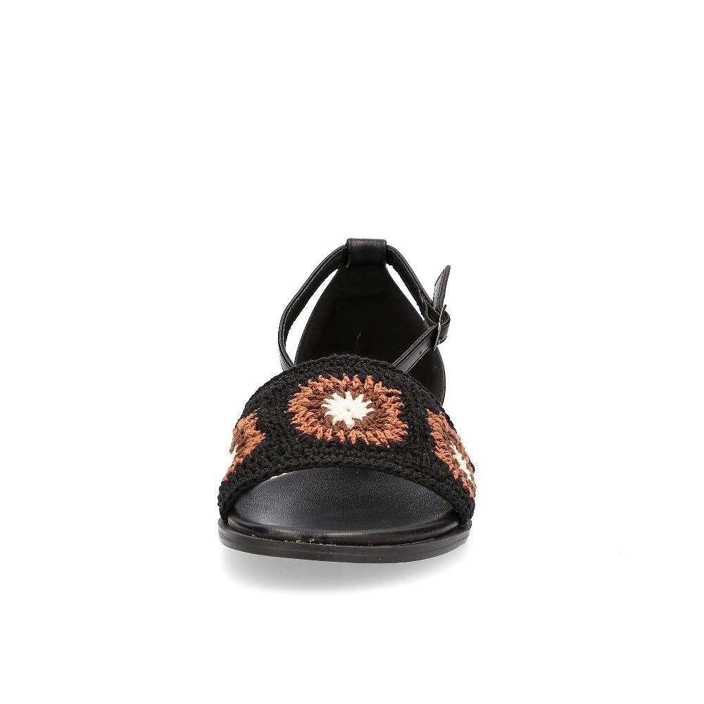QVC Kharisma Sandalo Con Fascia A Uncinetto Con Tacco 1 5cm