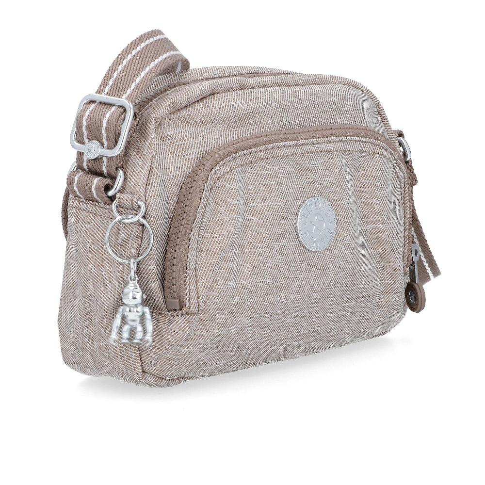 QVC Kipling Borsa A Tracolla Bindy Con Zip E Portachiavi