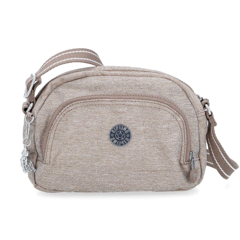 QVC Kipling Borsa a tracolla Bindy con zip e portachiavi