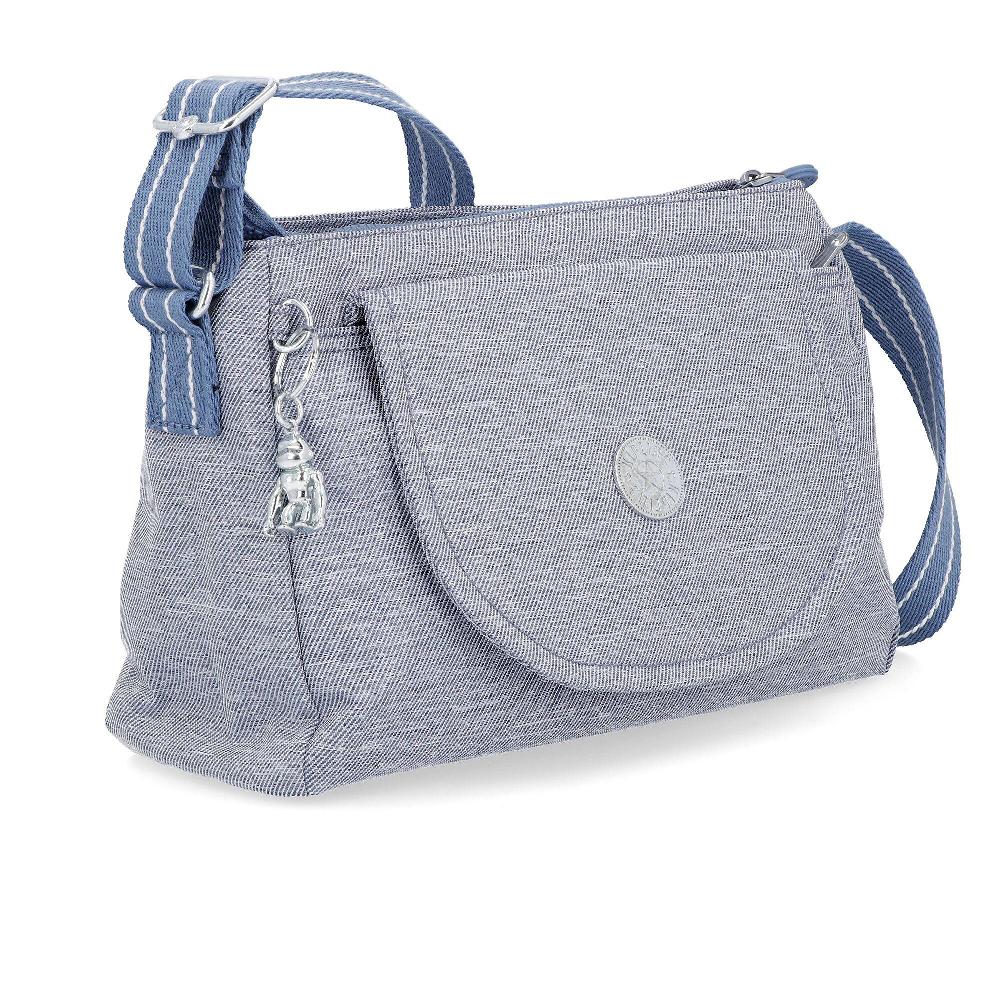 QVC Kipling Borsa "Karli" Multiscomparto Patta Frontale Tracolla Regolabile