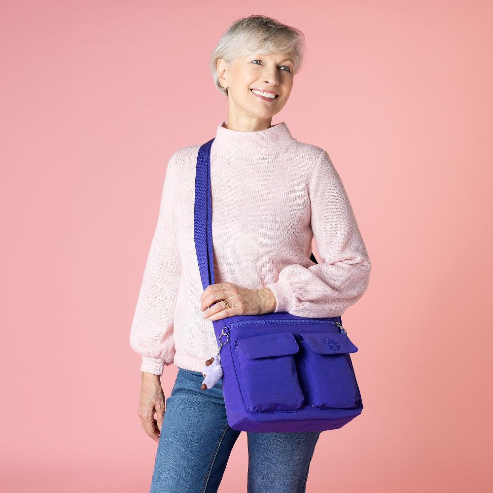 QVC Kipling Borsa Monissa multitasche con tracolla regolabile