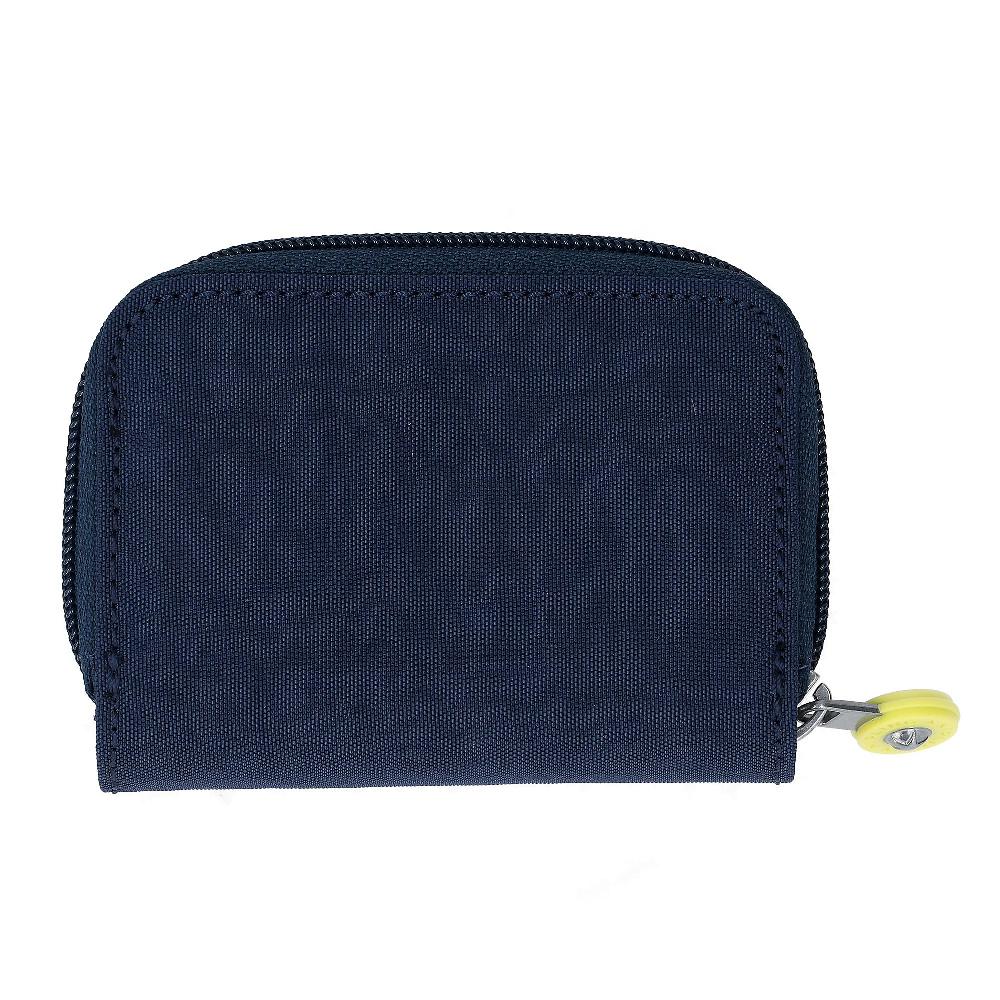 QVC Kipling Portafoglio Tops Con Zip E Bottone Logo Davanti