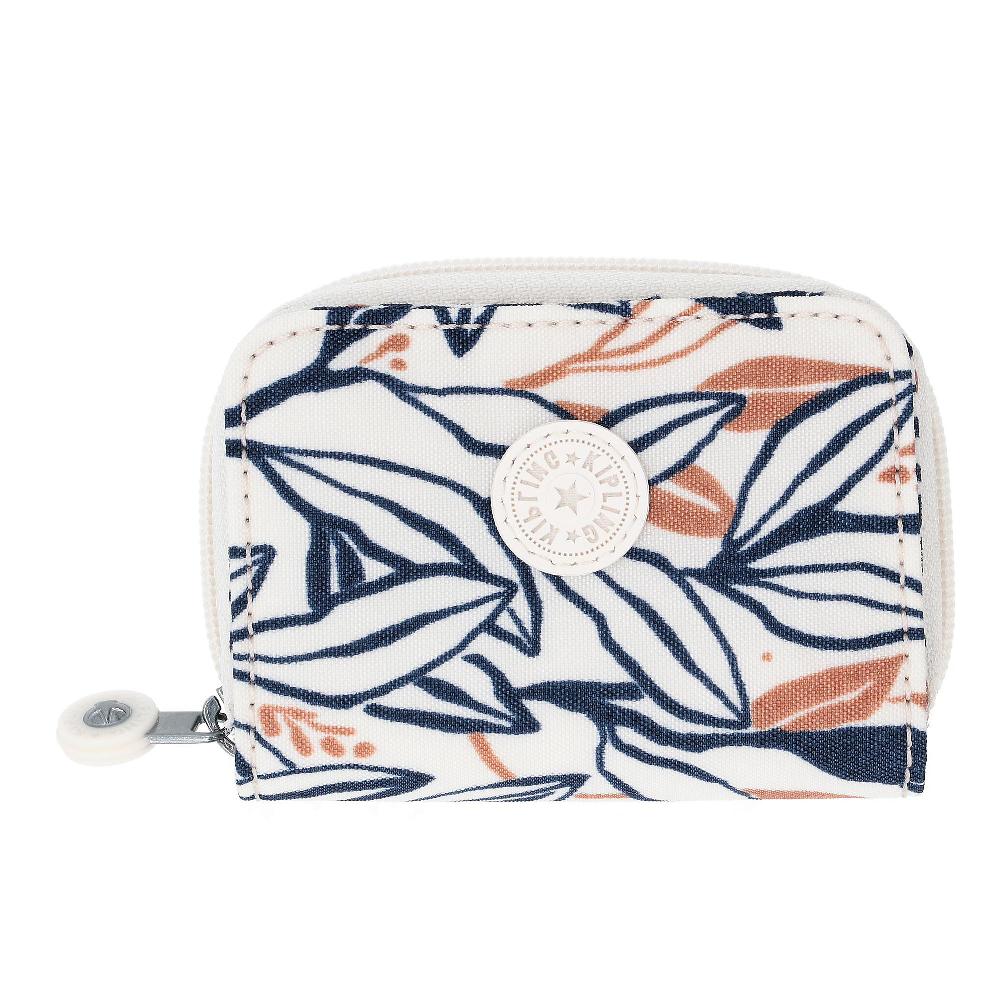 QVC Kipling Portafoglio Tops con zip e bottone logo davanti