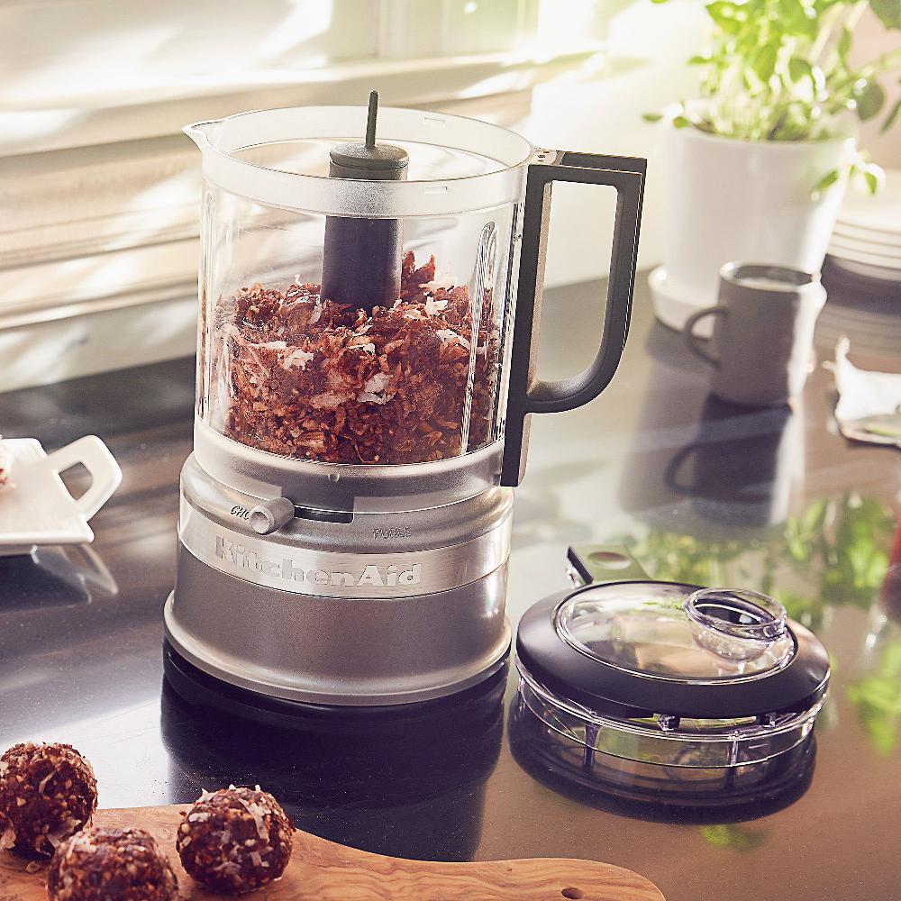 QVC Kitchen Aid 5KFC0516E Tritatutto 1.2litri 2 Velocità Lame In Acciaio