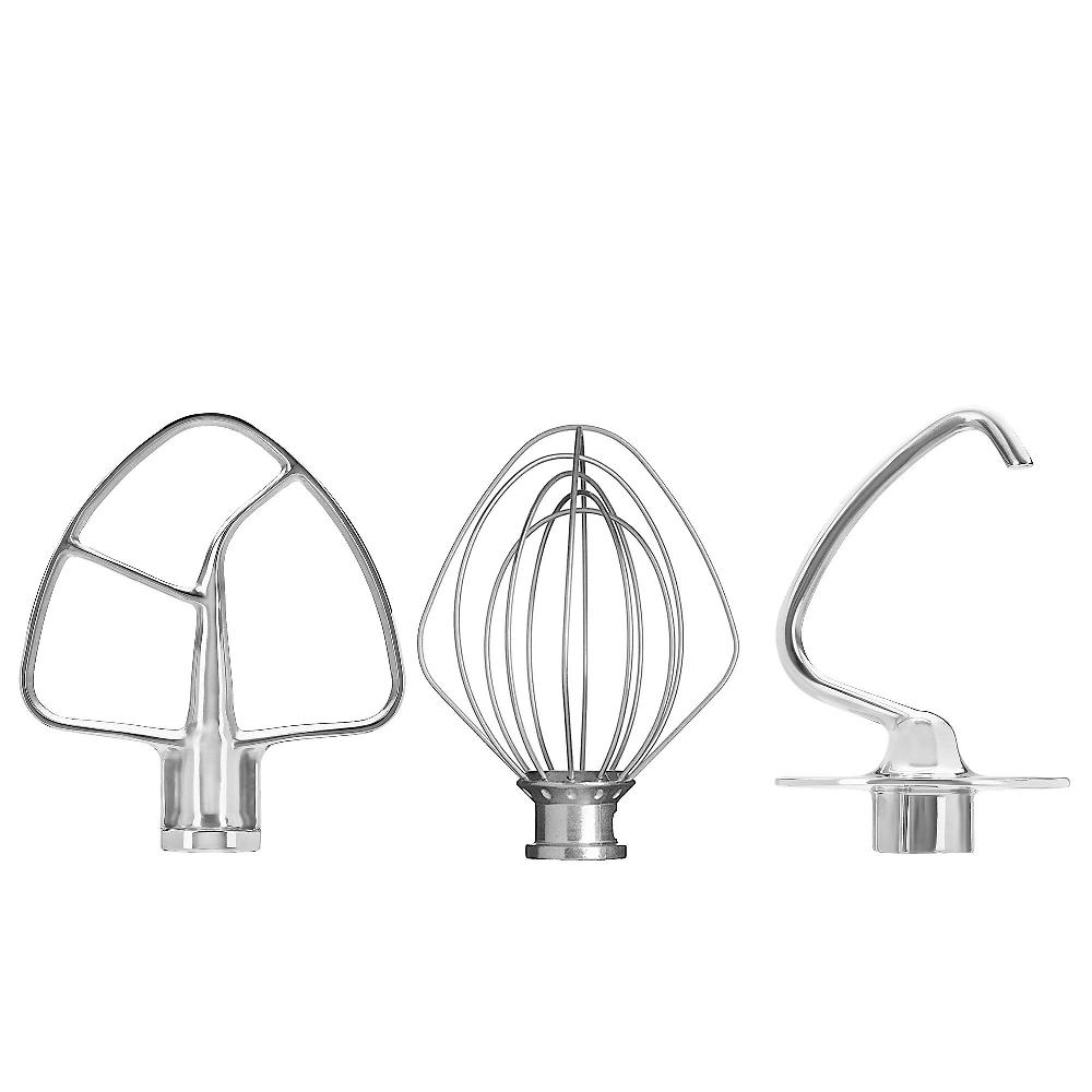 QVC Kitchen Aid Accessori planetaria: frusta piatta frusta 6 fili gancio