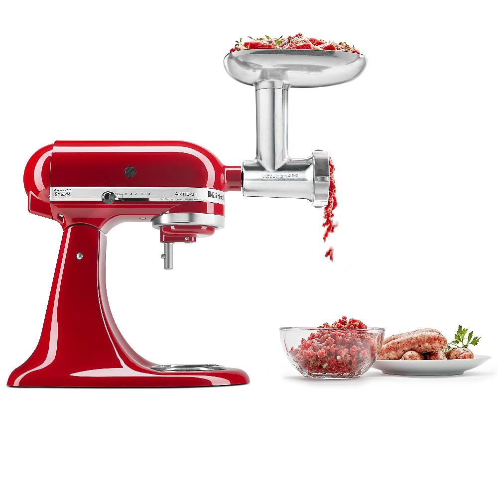 QVC Kitchen Aid Accessorio tritacarne 2 grattugie e 2 tubi