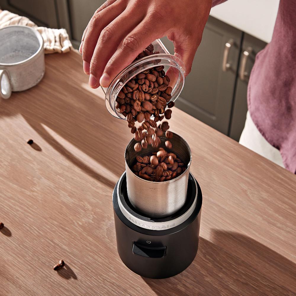 QVC Kitchen Aid GO Macinacaffè Senza Fili Con Batteria