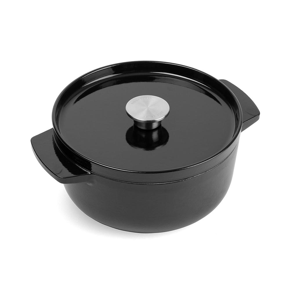 QVC KitchenAid Casseruola in ghisa con coperchio Ø 22 cm