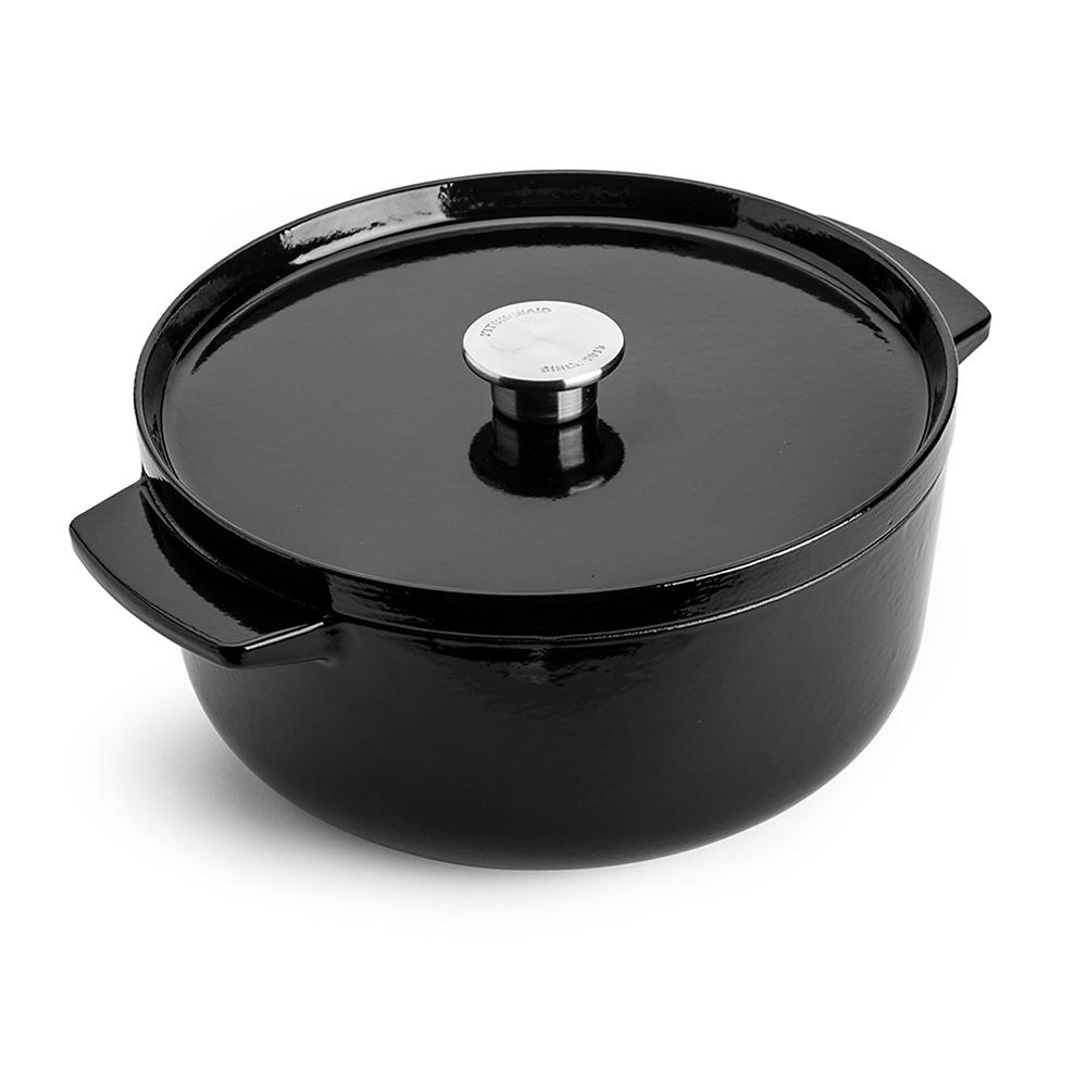 QVC KitchenAid Casseruola in ghisa con coperchio Ø 26 cm