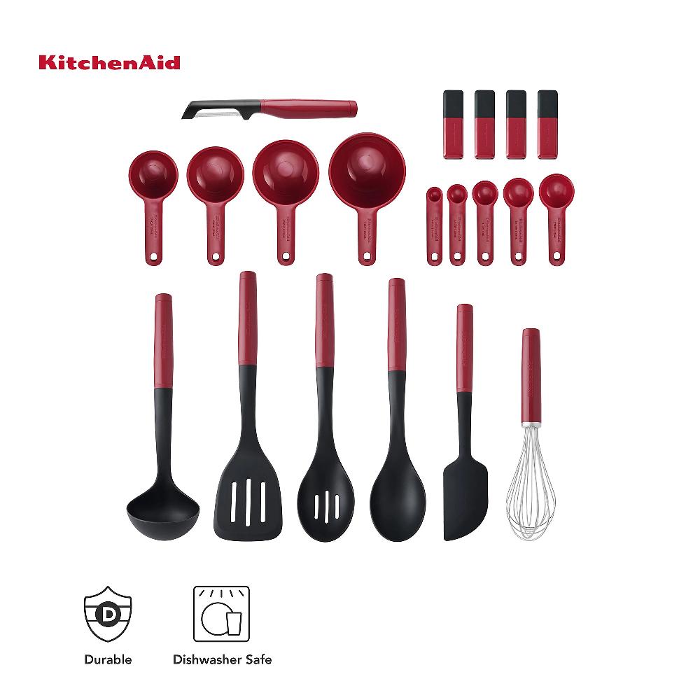QVC KitchenAid Set 20 Accessori Da Cucina Lavabili In Lavastoviglie