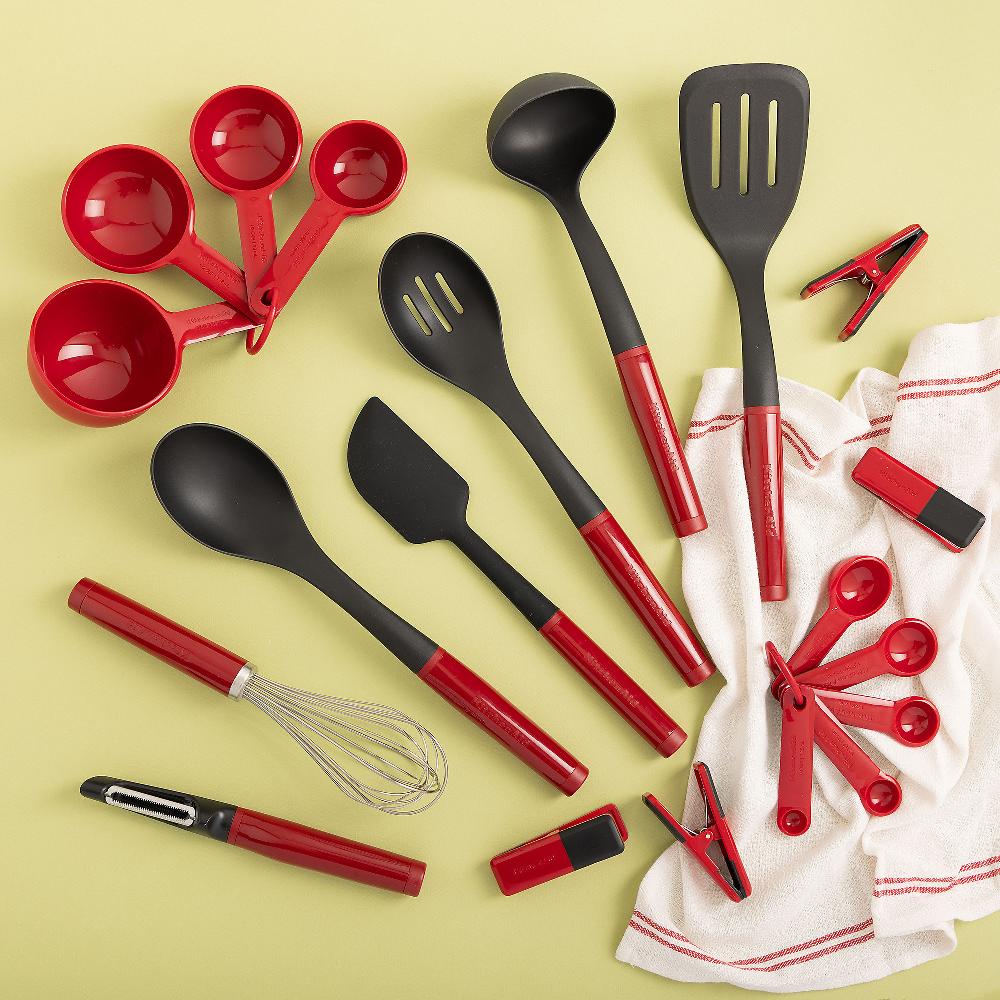 QVC KitchenAid Set 20 accessori da cucina lavabili in lavastoviglie