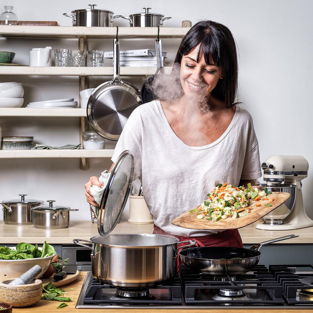 QVC KitchenAid Set Di 5 Pezzi Batteria Di Pentole In Acciaio Inox