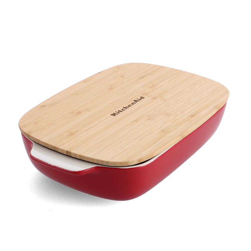 QVC KitchenAid Teglia antiaderente in ceramica 38 7x8 5x24 cm