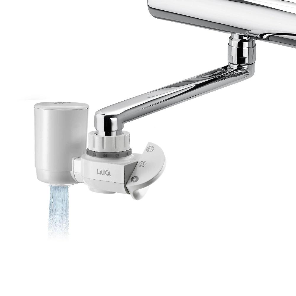 QVC Laica Sistema filtrante rubinetto 5 adattatori e filtro