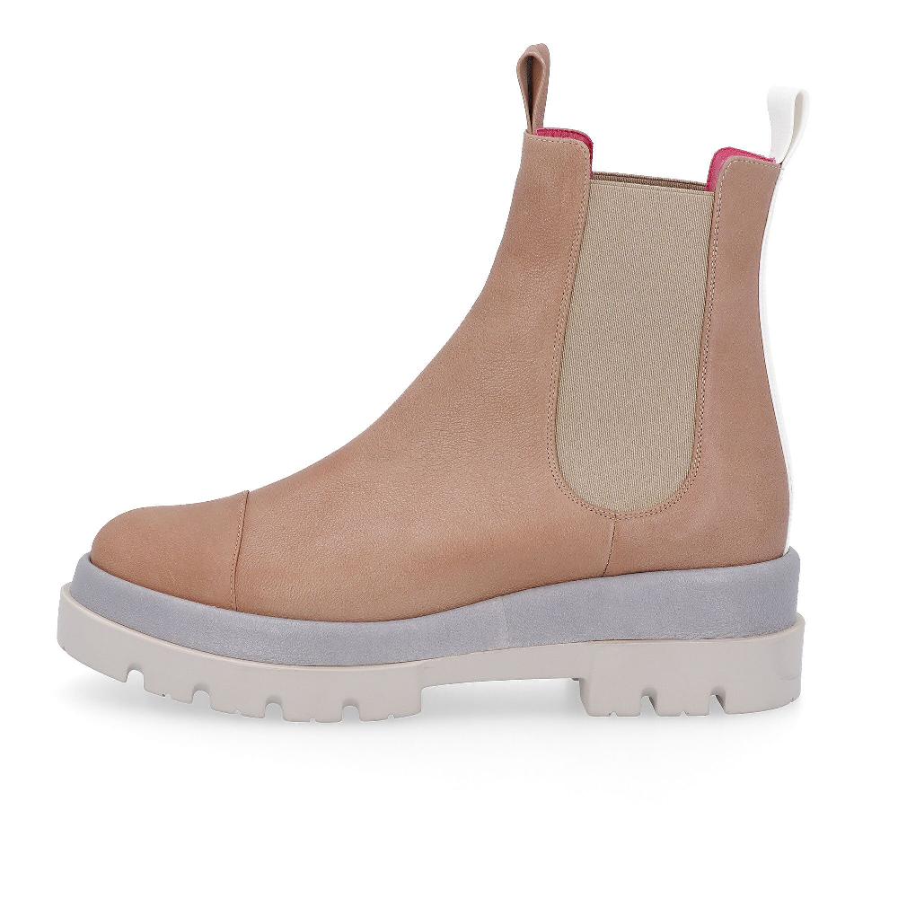QVC Le Babe Chelsea In Pelle Con Inserti Elastici Tacco 5 5 Cm