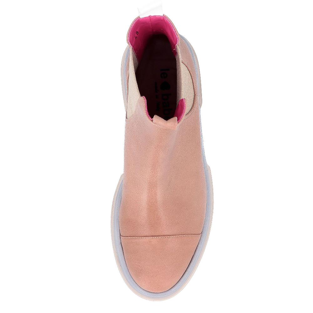 QVC Le Babe Chelsea In Pelle Con Inserti Elastici Tacco 5 5 Cm