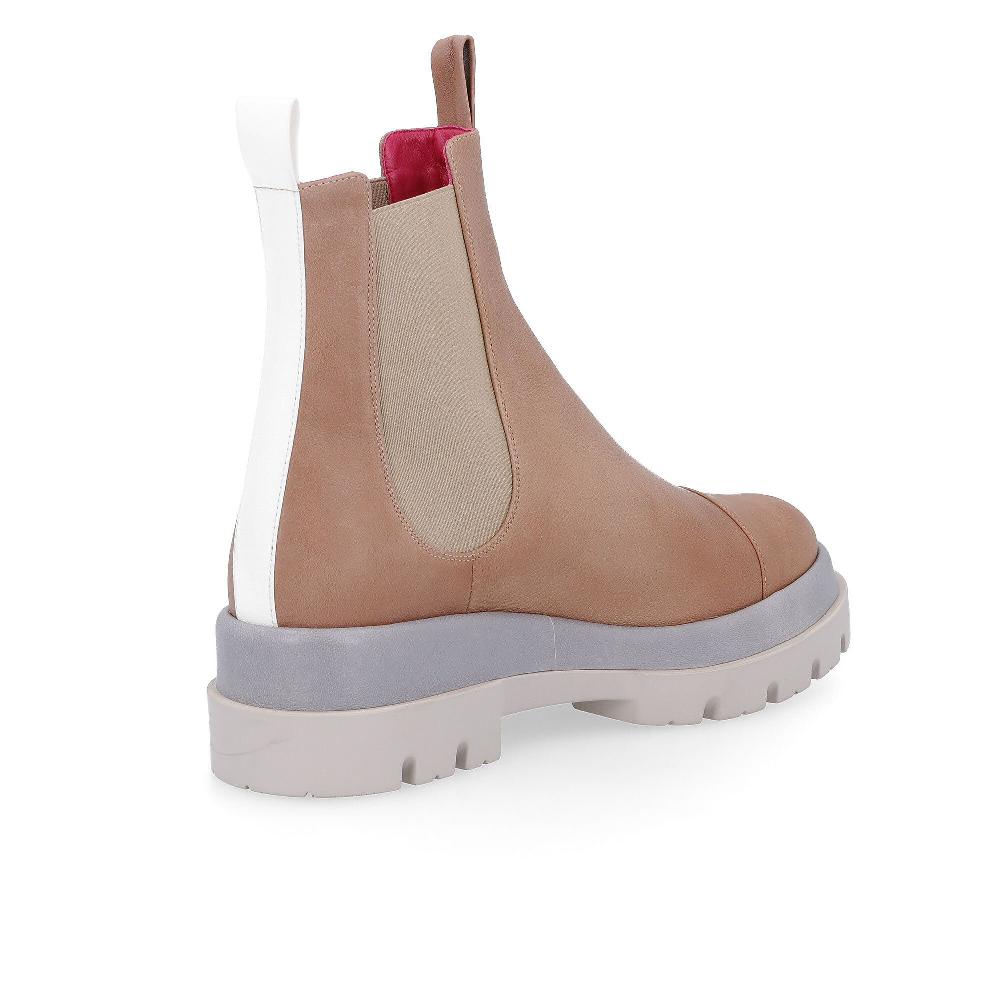 QVC Le Babe Chelsea In Pelle Con Inserti Elastici Tacco 5 5 Cm
