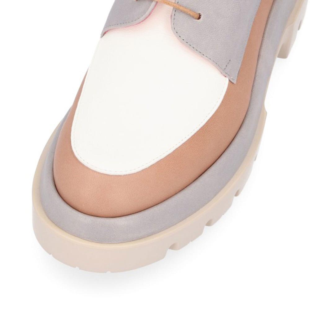 QVC Le Babe Francesine In Pelle Con Inserti A Contrasto Tacco 5 5cm
