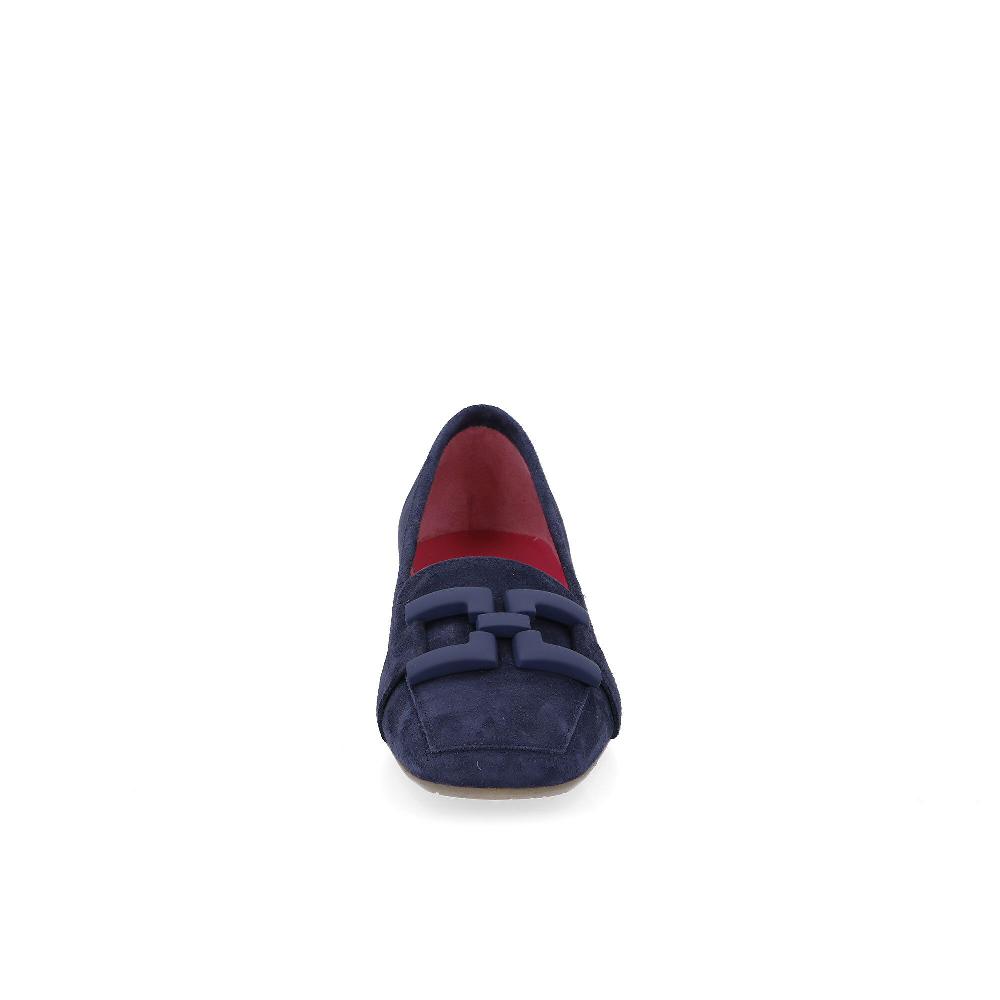QVC Le Babe Mocassino In Pelle Motivo Morsetto Tacco 3 2 Cm Made In Italy
