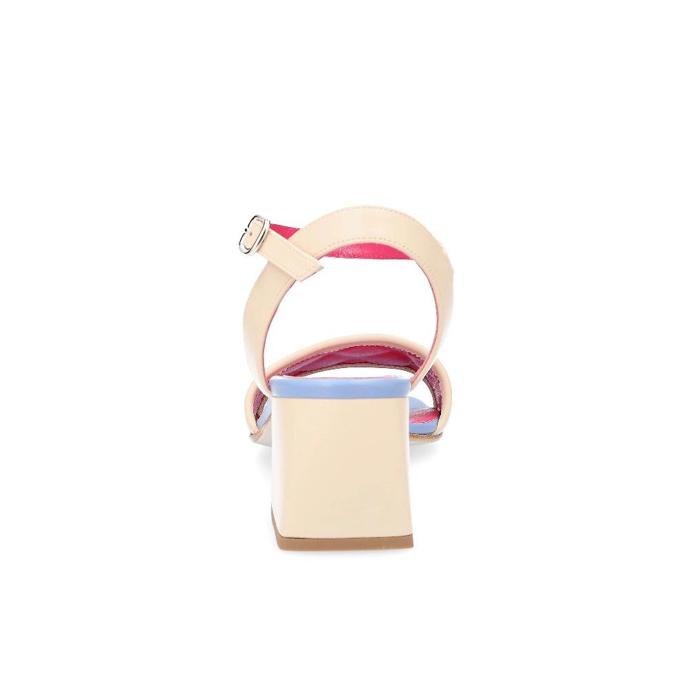 QVC Le Babe Sandali In Pelle Con Fascia E Tacco 6cm