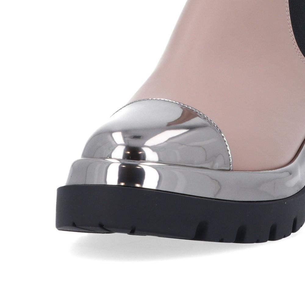 QVC Le Babe Stivaletti Chelsea In Pelle Con Dettagli A Contrasto