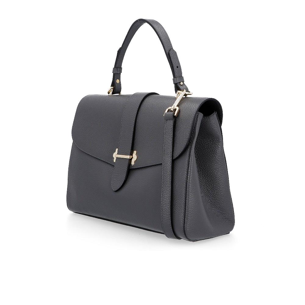 QVC Le Corone Bags Borsa A Mano/tracolla Miss C19 In Pelle Con Patta