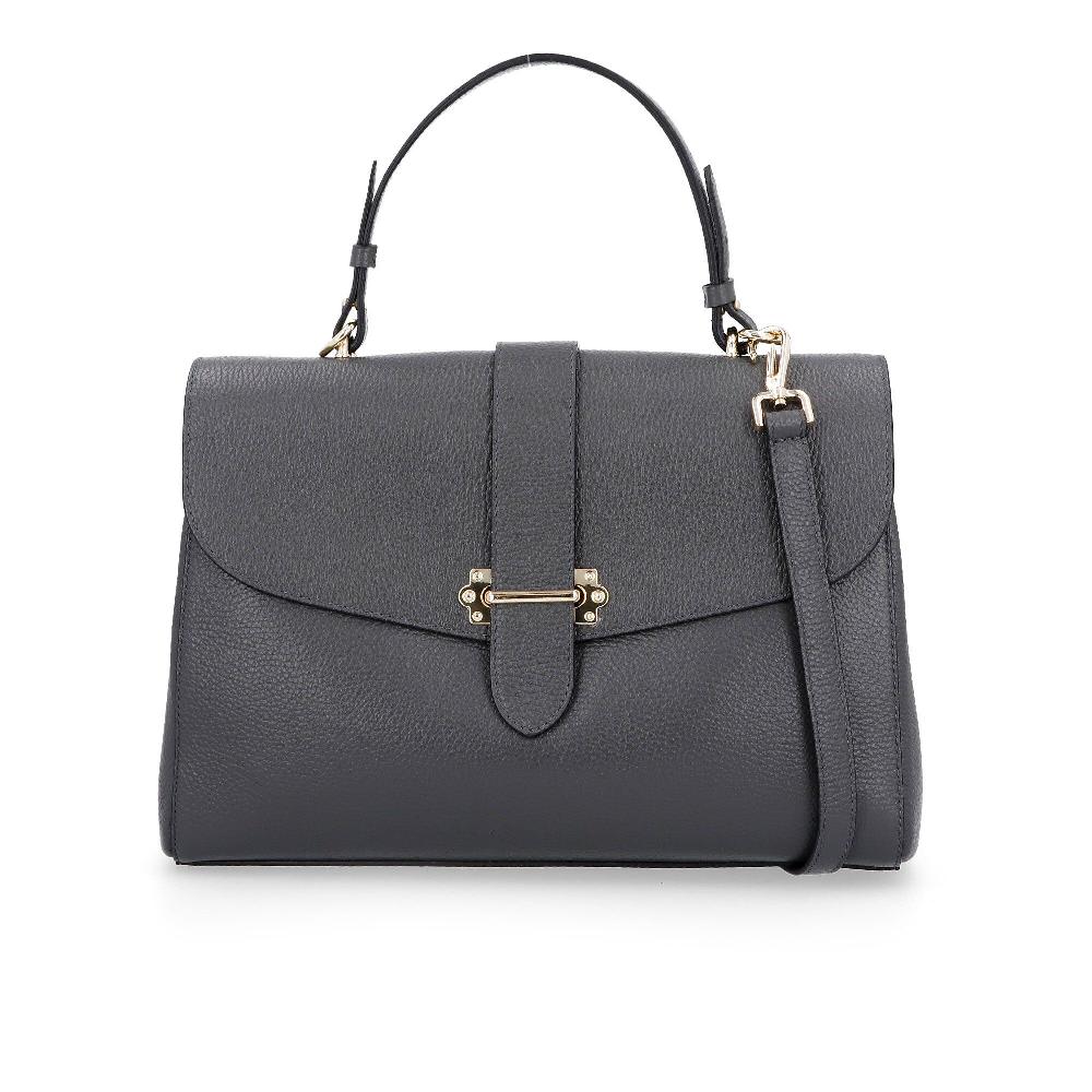 QVC Le Corone Bags Borsa a mano/tracolla Miss C19 in pelle con patta
