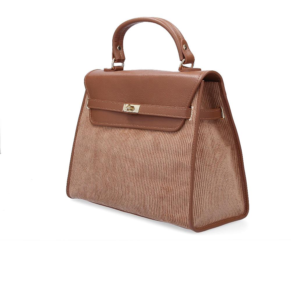 QVC Le Corone Bags Borsa A Mano Velvet Bag In Pelle E Velluto Con Patta