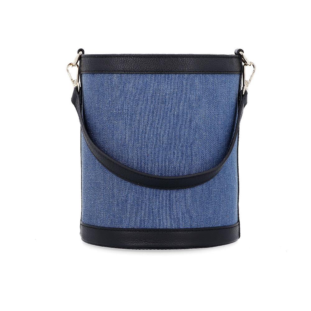 QVC Le Corone Bags Borsa A Secchiello Con Coulisse E Nappine