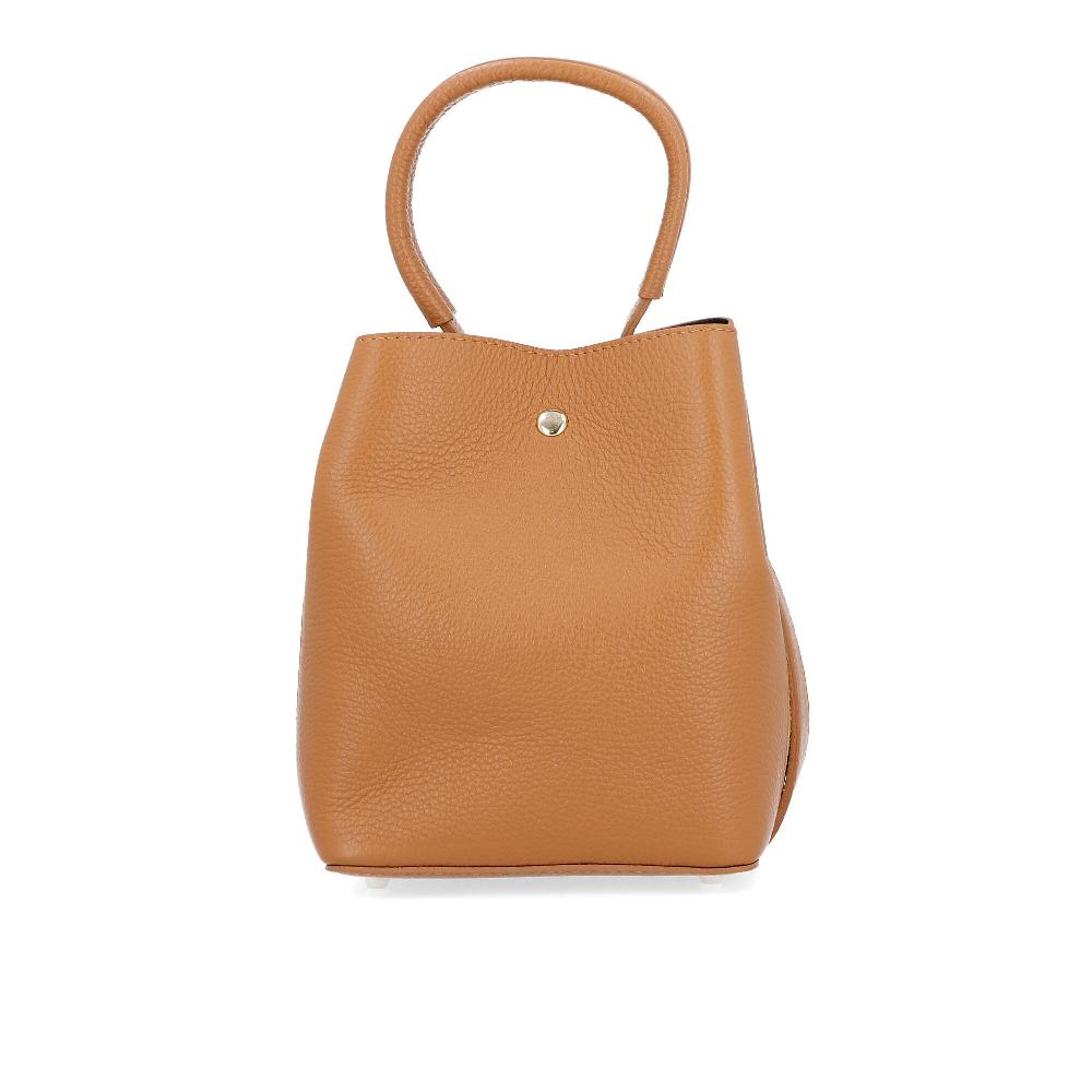 QVC Le Corone Bags Borsa a secchiello in pelle con pochette e tracolla