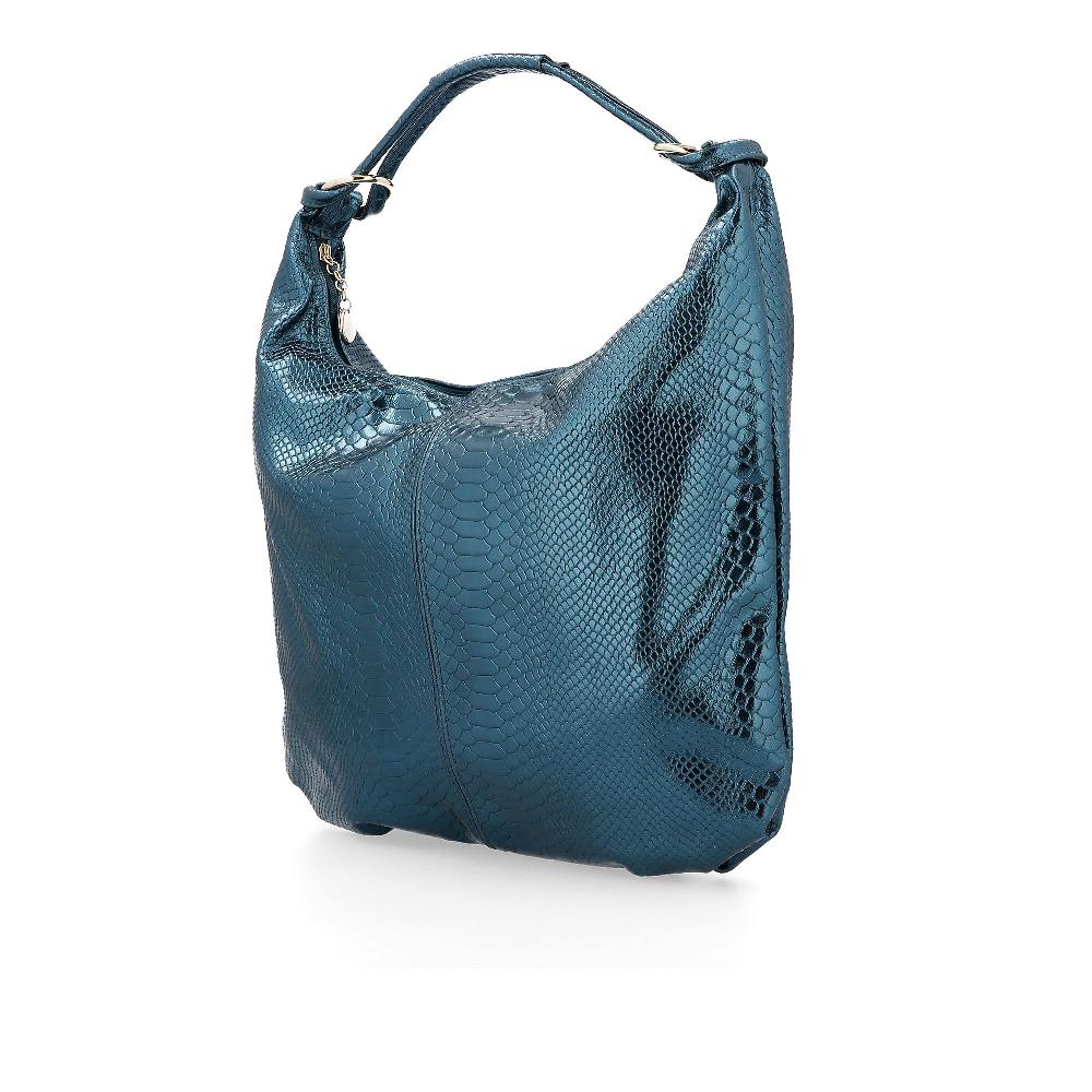 QVC Le Corone Bags Borsa A Spalla In Pelle Laminata Nicla