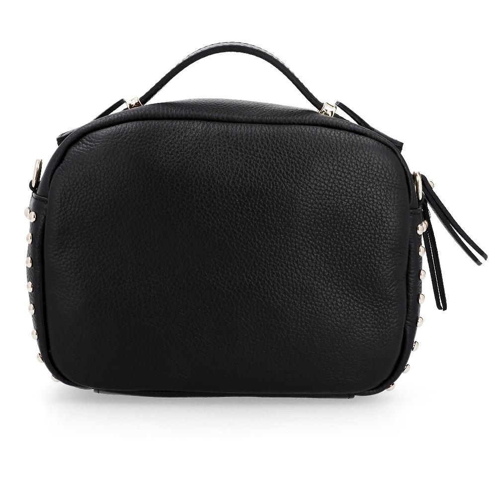 QVC Le Corone Bags Borsa A Tracolla Borky In Pelle Con Borchiette
