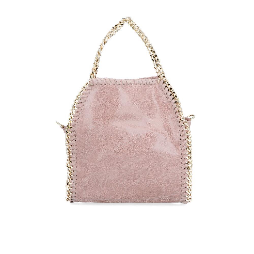 QVC Le Corone Bags Borsa a tracolla mano con profili in catena