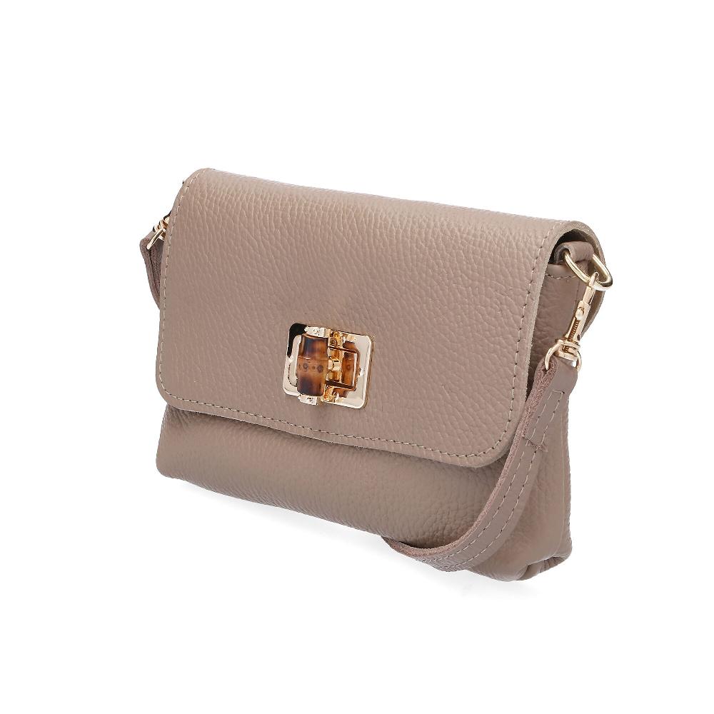 QVC Le Corone Bags Borsa A Tracolla Piccola In Pelle Dollaro